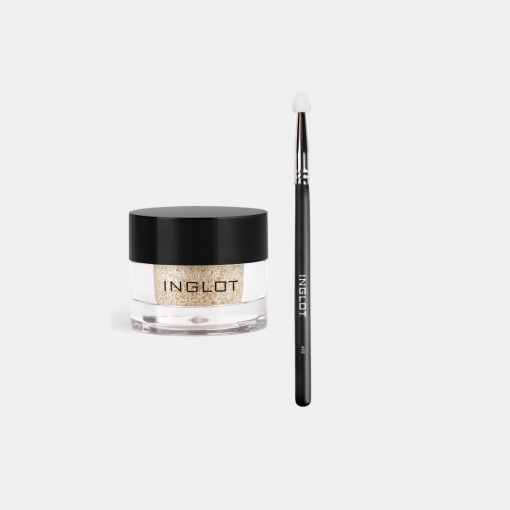 Combo Cọ Glitter Applicator 45S + 1 Nhũ Mắt Dạng Bột Eye Amc Pure Pigment Eye Shadow 118 | Inglot Là Thương Hiệu Mỹ Phẩm Uy Tín Được Các Chuyên Gia Trang Điểm Hàng Đầu Thế Giới Tin Dùng