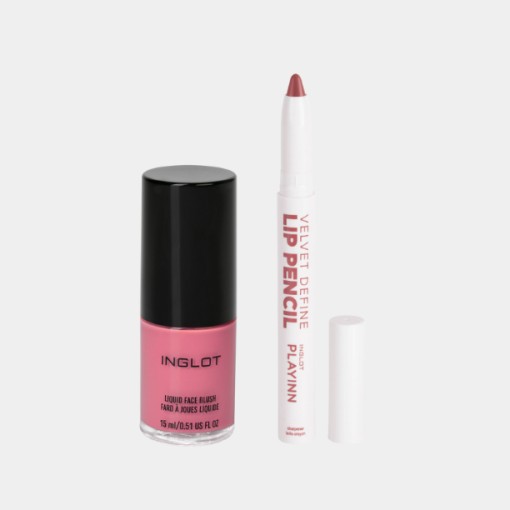 Combo Má Hồng Kem Liquid Face Blush (15Ml) 93 + Son Bút Chì Inglot Velvet Define Pencil 65 | Inglot Là Thương Hiệu Mỹ Phẩm Uy Tín Được Các Chuyên Gia Trang Điểm Hàng Đầu Thế Giới Tin Dùng