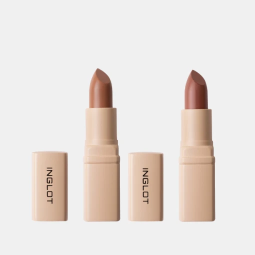 Combo 2 Son Kem Thỏi Mịn Lì, Mướt Nhẹ Môi Creamy Soft Lipstick 4.4G - Nude Nâu Mộc 501 & Nude Cocoa 503