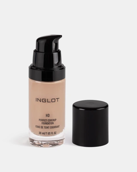 Combo Kem Nền Che Phủ Hoàn Hảo Mịn Lì Hd Perfect Coverup Foundation 74 + Phấn Phủ Vegan Mịn Nhẹ Kiềm Dầu Perfect Finish Loose Powder 04