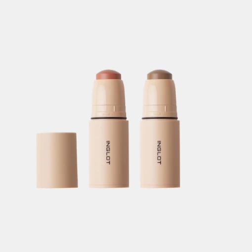 Combo Má Hồng Kem Thuần Chay Dạng Thỏi Đa Năng Blush Cream Stick 211 + Tạo Khối Kem Dạng Thỏi Đa Năng Bronzer Cream Stick 111 Medium Brown