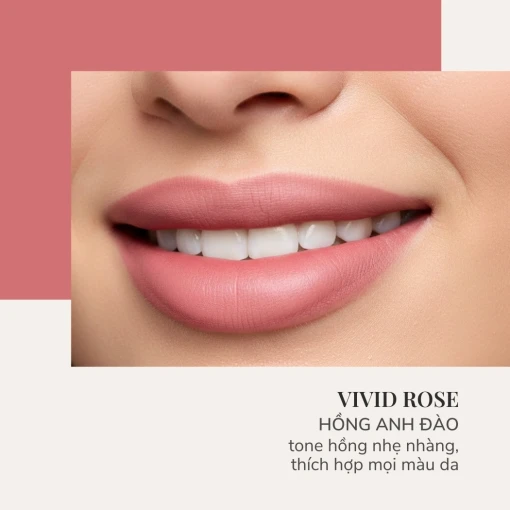 Son Kem Thỏi Mịn Lì, Mướt Nhẹ Môi. Siêu Ẩm, Giúp Môi Căng Đầy, Làm Mờ Rãnh Môi Creamy Soft Lipstick 4.4G - Hồng Anh Đào 505