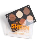 Bảng Phấn Mắt Tông Màu Nâu Cam Playinn Eye Shadow Palette Sheen Tangerine