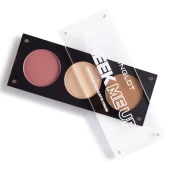 Bảng Phấn Má Hồng, Bắt Sáng, Tạo Khối Đa Chức Năng 3In1 Face Palette - Cheek Me Up!