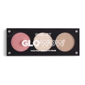 Bảng Phấn Má Hồng, Bắt Sáng, Tạo Khối Đa Chức Năng 3In1 Face Palette - Glowow