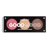 Bảng Phấn Má Hồng, Bắt Sáng, Tạo Khối Đa Chức Năng 3In1 Face Palette - Good Mood