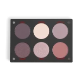 Bảng Phấn Mắt Tông Màu Hồng Xám Playinn Eye Shadow Palette Blurry Berry + Cọ Trang Điểm Mắt 8Ohp/S