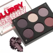 Bảng Phấn Mắt Tông Màu Hồng Xám Playinn Eye Shadow Palette Blurry Berry + Cọ Trang Điểm Mắt 8Ohp/S