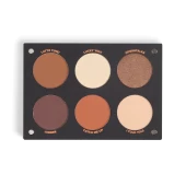 Bảng Phấn Mắt Tông Màu Nâu Cam Playinn Eye Shadow Palette Sheen Tangerine + Cọ Trang Điểm Mắt 8Ohp/S