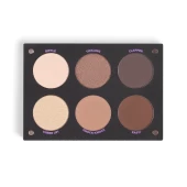 Bảng Phấn Mắt Tông Nâu Thanh Lịch Playinn Eye Shadow Palette Lilla Vanilla + Cọ Trang Điểm Mắt 8Ohp/S