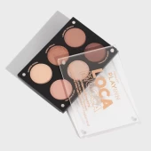 Bảng Phấn Mắt Tông Thanh Lịch Sang Trọng Playinn Eye Shadow Palette Loca Mocca + Cọ Trang Điểm Mắt 8Ohp/S