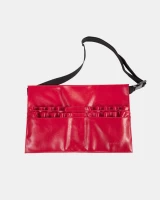 Bao Túi Da Đựng Cọ Trang Điểm Màu Đỏ Synthetic Brush Belt Red