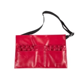 Bao Túi Da Đựng Cọ Trang Điểm Màu Đỏ Synthetic Brush Belt Red