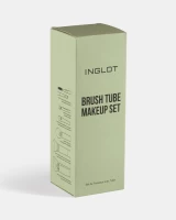 Bộ 6 Cọ Brush Tube Makeup Set (Green) & Ống Da Đựng Cọ Có Nắp