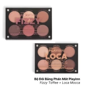 Bộ Đôi Bảng Phấn Mắt Playinn Fizzy Toffee + Loca Mocca