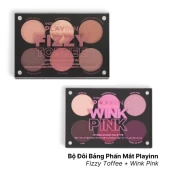 Bộ Đôi Bảng Phấn Mắt Playinn Fizzy Toffee +Wink Pink