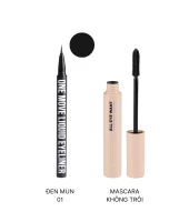 Combo 1 Bút Kẻ Mắt One Move + 1 All Eye  Want Mascara  Màu Đen/Mascara