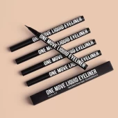 Combo Bút Kẻ Mắt Nước Không Lem Dễ Kẻ One Move Eyeliner + Playinn What A Lash Mascara Dài Mi, Tơi Mi