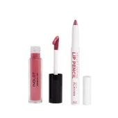 Combo Kem Má Hồng Thuần Chay Cream Blush 100 + Son Bút Chì Inglot Velvet Define Pencil 62
