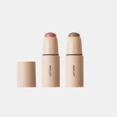 Combo Má Hồng Kem Thuần Chay Dạng Thỏi Đa Năng Blush Cream Stick 210 + Tạo Khối Kem Dạng Thỏi Đa Năng Bronzer Cream Stick 110 Medium Brown