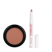 Combo Phấn Má Hồng Hộp Tròn Radiant Skin Face Blush 21 + Son Bút Chì Inglot Velvet Define Pencil 61