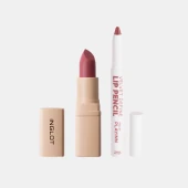 Combo Son Kem Thỏi Mịn Lì, Mướt Nhẹ Môi Creamy Soft Lipstick 4.4G - Hồng Đỏ Berry 507 + Son Bút Chì Kẻ Viền Môi & Son Môi Velvet Define Pencil 1.6G - Hạt Dẻ Ánh Hồng 64