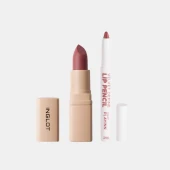 Combo Son Kem Thỏi Mịn Lì, Mướt Nhẹ Môi Creamy Soft Lipstick 4.4G - Hồng Mận 508  + Son Bút Chì Kẻ Viền Môi & Son Môi Velvet Define Pencil 1.6G - Đỏ Mâm Xôi 66
