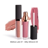 Combo Son Kem Nước Kiss Catcher Mellow Late 01/Silky Mixture 03