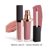 Combo Son Kem Nước Kiss Catcher Mellow Late 01/Velvet Heather 02