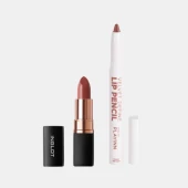 Combo Son Kem Thỏi Vegan Dưỡng Môi Kiss Catcher Lipstick 909 + Son Bút Chì Kẻ Viền Môi & Son Môi Playinn Velvet Define Lip Pencil 63