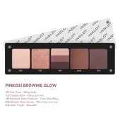 Hộp Phấn Mắt Pinkist Brownie Glow Eyeshadow Palette Eye Shadow ''5''
