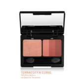 Hộp Phấn Mắt Terracotta Coral Eyeshadow 2 Mirror