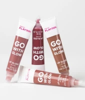 Son Bóng Vegan Dạng Tuýp Playinn Go With Glow Lip Gloss Coral 22