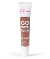 Son Bóng Vegan Dạng Tuýp Playinn Go With Glow Lip Gloss Nude 21