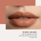 Son Kem Thỏi Mịn Lì, Mướt Nhẹ Môi. Siêu Ẩm, Giúp Môi Căng Đầy, Làm Mờ Rãnh Môi Creamy Soft Lipstick 4.4G - Nâu Caramel 502