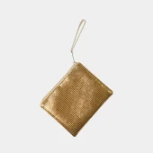 Túi Đựng Mỹ Phẩm, Cọ Trang Điểm Kim Sa Bag Purse Gold (R24243A)